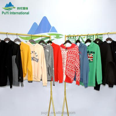 China Fashion New Style /Fit Size Branded Second Hand Designer Clothes Sell Used Clothes Bullet Used Hoody for sale