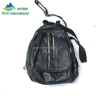 China Fashion New Style /Fit Waist Women Leather Bags Second Handbags Used Bags In Bullets Price for sale