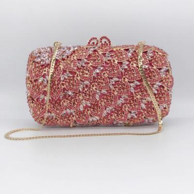 China Clutch Factory Price New 2021 Crystal Stone Evening Bag Diamond Box Rhinestone Clutch Bag For Wedding for sale