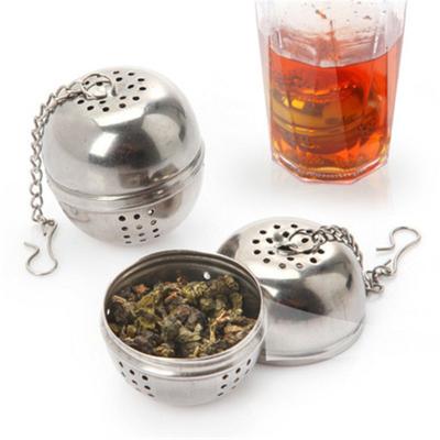 China Viable Tea Infuser Stainless Steel Mesh Tea Strainer Coffee Spice Filter Diffuser Egg Shaped Tea Ball Infuser Home Kitchen Teaware for sale