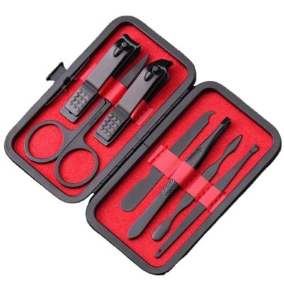 China Earpick 7 Pcs Nail Scissors/Set Stainless Steel Manicure Travel Nail Pedicure Care Kit Portable Nail Cutter Tool Kits for sale