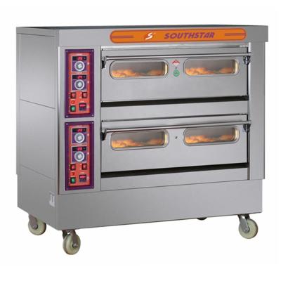 China Southstar Bakery Hot Sale Electric Deck Oven With 2 Decks 4 Trays For Bread&cookie&pizza for sale