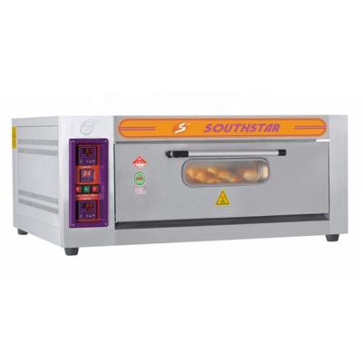 China Bakery hot sale Southstar electric oven with 1 deck 2 trays for supermarket&shopping mall&hotel for sale