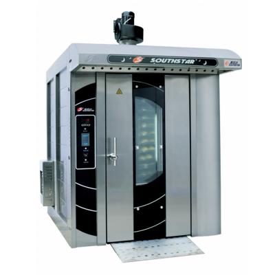 China Bakery Southstar Diesel Or Gas Or Electric Rotary Oven With 32 Trays For Bread Cookie for sale