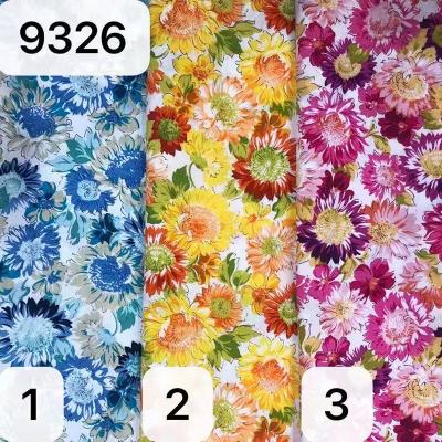 China 2022 new cheap running summer anti-static organic floral printed cotton 100% cotton fabric for Lady Baby for sale