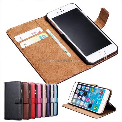 China Genuine Leather Flip Phone Case Cover Pouch Anti-fall Wallet Stand For Apple iPhone 6 6S 7 8 plus X XS XR 11 12 PRO max for sale