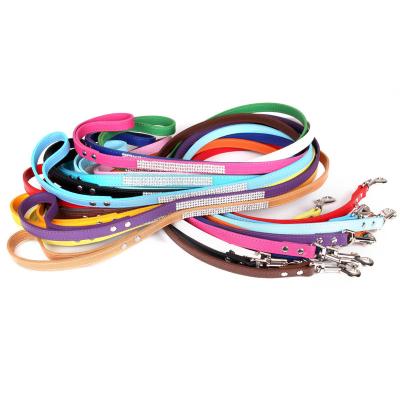 China Wholesale JEWELED Stain Fashion Rhinestone Jewelry Traction Rope Dog Cat Anti-lost Chain Dog Cat Traction Belt for sale