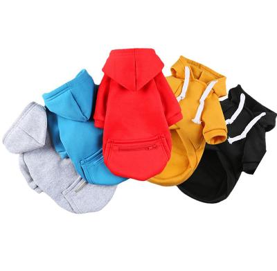 China Sustainable 2022 New Winter Dog Pet Hoodies Clothes Custom Clip Quadruped Dog Clothes Warm for sale