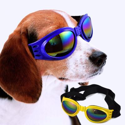 China Viable Wholesale Multicolor Summer Sun Proof Pet Accessories UV Dog Sunglasses for sale