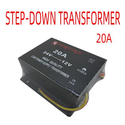 China QPERTORS 20A 24v step down transformer to 12v low, 20A car audio transformer for sale