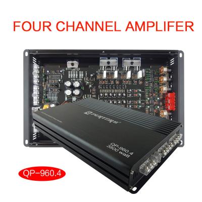 China Car Audio Amplifier, 4 Channel QPERTORS QP960.4 Power Amplifier QP 960.4 Four Channel Amplifier for sale