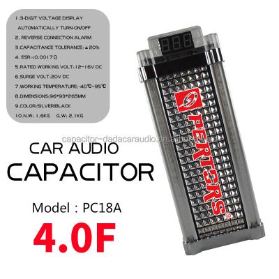 China Car Audio Capacitor Car Digital Display Accessories Electrolytic Capacitor Car Audio Hybrid Amplifier PC-08A for sale