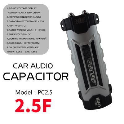 China car audio capacitor car digital display accessories electrolytic capacitor car audio hybrid amplifier PTA2.5 for sale