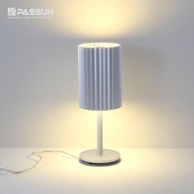 China Contemporary 2*6W Anodized Silver Aluminum Up Down Reading Light Led Table Light for sale