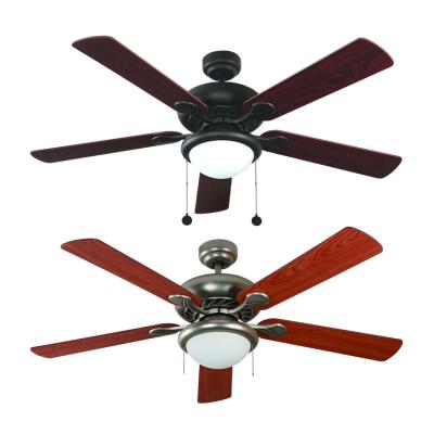 China Wholesale EUROPEAN Low Profile Customized Motor Living Room Ceiling Fans Pakistan Fan Light Copper Ceiling Fan With Lights for sale