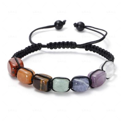 China Europe and America Casual/Sporting Shape Tiger's Eye Natural Old Topaz Agate Color Beaded Bracelet for sale