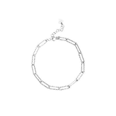 China Fashionable Silver Bracelet 925 Female Delicate Simple Cold Temperament for sale