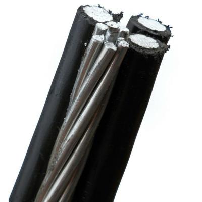 China PE / XLPE Insulation Muti Core Aluminum Conductor Drop Wire 0.6KV / 1KV for sale