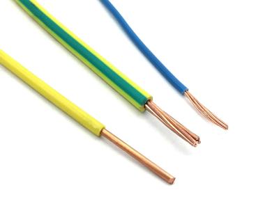 China PVC Type ST5 PVC Sheath Electrical Cable Wire Copper Core Earth Wire 500v for sale