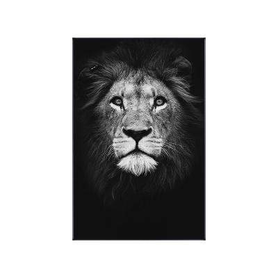 China Animal Modern Abstract Oil Modern Canvas Wall Painting Animal Art Lion Elephant Giraffe Zebra Posters for sale