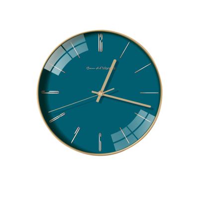 China OEM European antique custom made modern home decoration style wooden wall clock for living room for sale