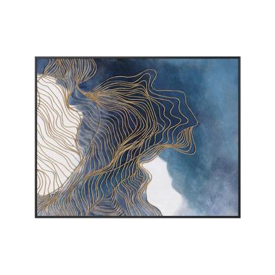 China Wholesale American Style Factory Landscape Canvas Painting Wall Art Electric Meter Box Decoration Abstract Painting With Frame for sale