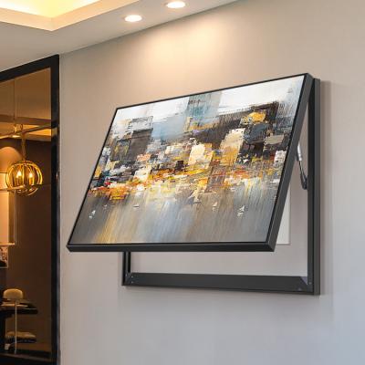 China Wholesale custom factory electric meter box decoration painting abstract landscape canvas picture frame painting for sale