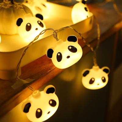 China Panda Party Iteam Summer Lights Led Decoracion Best Selling Home Decoration Warm White Led Plastic Panda Fairy Lights for sale