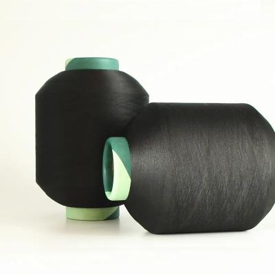 China Weißer Spandex 105D spinnen 87%, das Polyluft Nylon bedeckte zu verkaufen