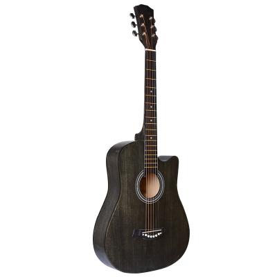 China Basswood Cheap Price Basewood Best 38 Inch Beginner Guitar For Kids for sale