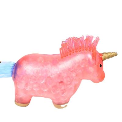 China New and Weird Hot Selling High Quality Suitable Multiple Scenarios Kids Squeeze Duct Unicorn Toy for sale