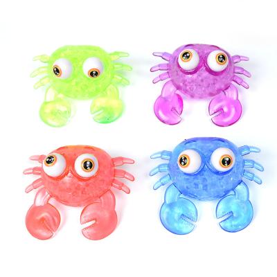 China Wholesale New and Strange Modern Children's Bead Explosive Decompression Crab Duct Ball Tight Colorful Toy for sale