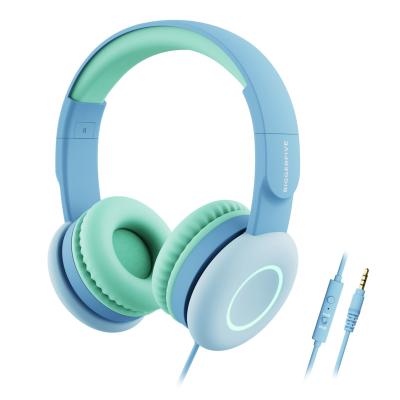 China Earphone Kids Studying Children Care Headset with LED Lights and Unique Silicone Design, Child Safe Volume Earphone Headset, Accept OEM for sale