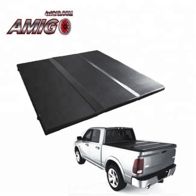 China Aluminum alloy Tonneau cover for Hilux Vigo Revo Hard Folding for sale