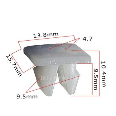 China Trim Board Fixed Rivets Self-tapping Nylon Armrest Retainers Screen Fastener Car Fastener Base 100pcs/bag 10.8mm Silk Pedestal Fixed For Toyota for sale