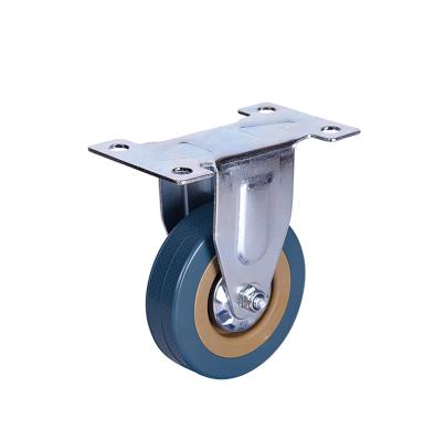 China Modern Gray Color 50*50mm And Galvanized Finish Applicable Trolley Caster Wheel, Food And Beverage Factory Industries Caster Wheels for sale