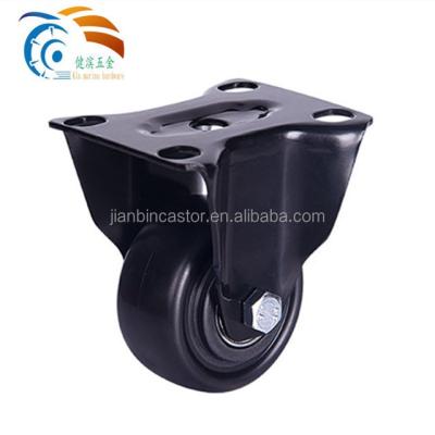 China Building material shops hot sale 4inch orange pvc castor cart wheels 100 mm heavy duty casters for amazon ho caster m6 caster wheel for sale