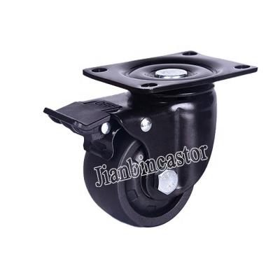 China swivel & Rigid wide load 300-500kg midcal-heavy duty nylon center 2/2.5/3inch low gravity caster with locks,container casters for sale for sale