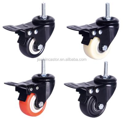 China swivel & Rigid Hot Selling Plastic PVC Caster Wheel for sale