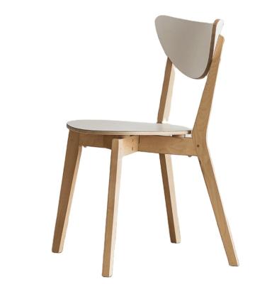 China New Design Removable Cover Design Wooden Dining Chair Folding Wooden Chair Wooden Chair for sale