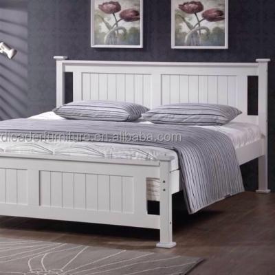 China Special Hot Selling Strong Structure Double Bed Wooden King Size Bed for sale