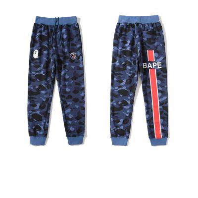 China 2023 winter new BAPE Anti-wrinkle pants fashion trick monkey man red head copy fashion custom plus size men and women pants pants for sale