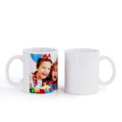 China Sustainable popular top grade ceramic white empty mug for sublimation for sale