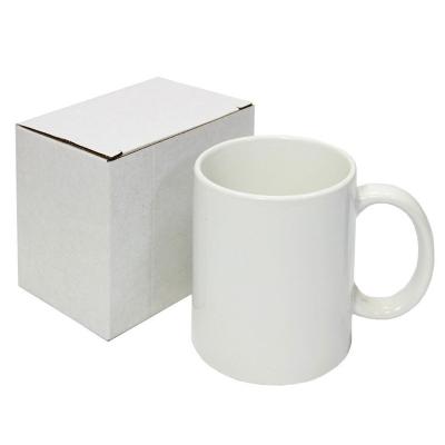 China 2021 New Style Simple Sustainable Durable Ceramic Quality 400l White Empty Sublimation Coffee Mug for sale