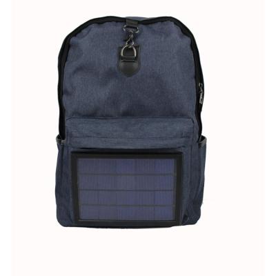 China Solar Panel Anti Theft Solar Backpack Charger With Charging Power Bag 5W Solar Panel for sale