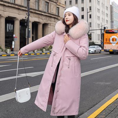 China Cheap Anti Wrinkle Jtfur Solid Color Winter Women Ladies Shear Detachable Liner Women Parka Coats for sale