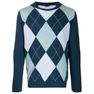 China Wholesale OEM and ODM Anti-Shrink Fashion Clothing Men's Autumn Winter Crewneck Long Sleeve Knitted Pullover Sweater for sale