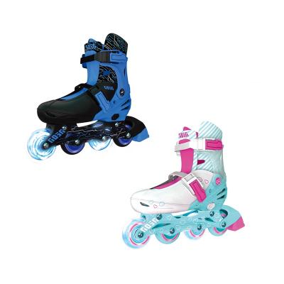 China Yvolution Neon Combination Skates Quad And Inline Skates For Kids With LED Rolls Adjustable Sizing 27*11*30CM Color Box JYS010299 3-6 3-6 for sale