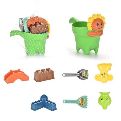 China Creative Imagination Songrebo Children's Factory Beach Toy Set Fun Beach Plants Play in Sand Mold Tool Play Game in Water for sale