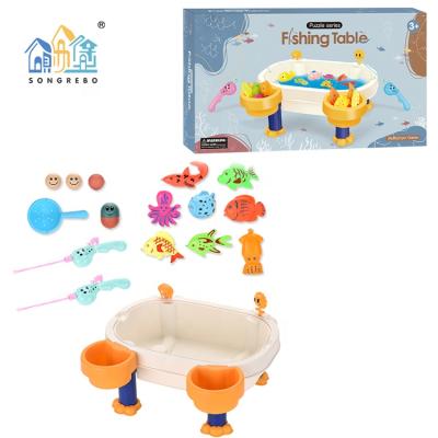 China Imagination Creativity Toy Set Children's Bath Toys Songrebo Playing In Water Fishing Magnetic Magnetic Fishing Fantasy Fishing 96*38*88CM No Battery for sale